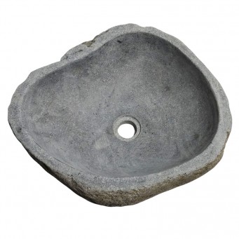 Vasque en pierre de rivière n°228 - Taille M