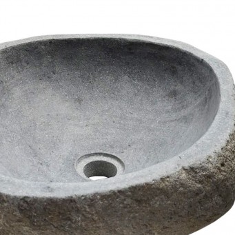 Vasque en pierre de rivière n°228 - Taille M