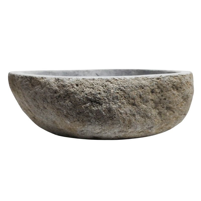 Vasque en pierre de rivière n°228 - Taille M
