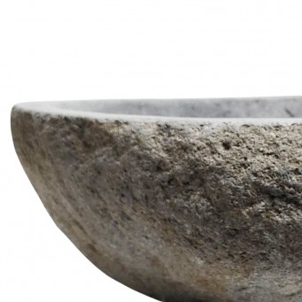 Vasque en pierre de rivière n°228 - Taille M