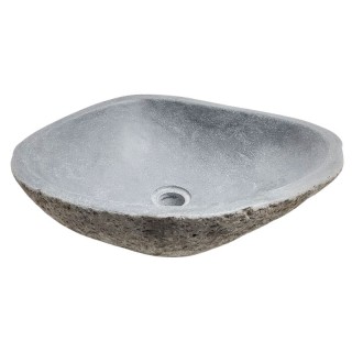 Vasque en pierre de rivière n°229 - Taille M