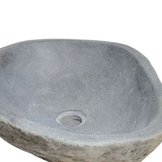Vasque en pierre de rivière n°229 - Taille M