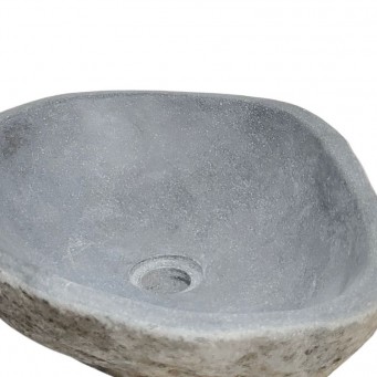 Vasque en pierre de rivière n°229 - Taille M
