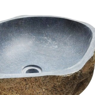 Vasque en pierre de rivière n°230 - Taille M
