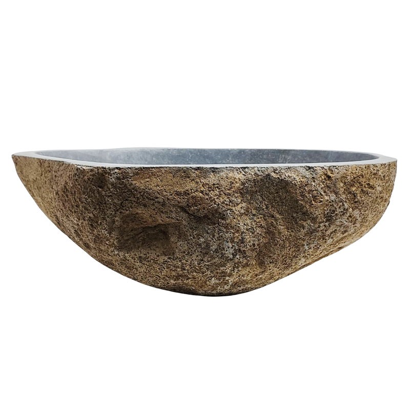 Vasque en pierre de rivière n°230 - Taille M