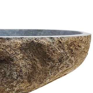 Vasque en pierre de rivière n°230 - Taille M