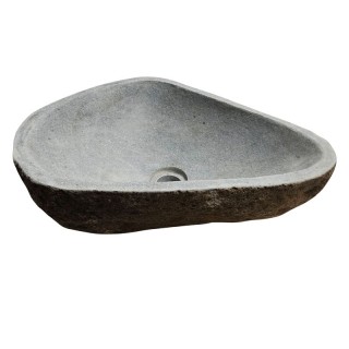 Vasque en pierre de rivière n°231- Taille M
