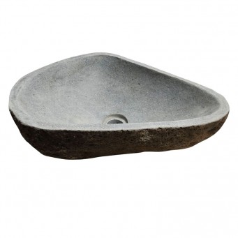 Vasque en pierre de rivière n°231- Taille M