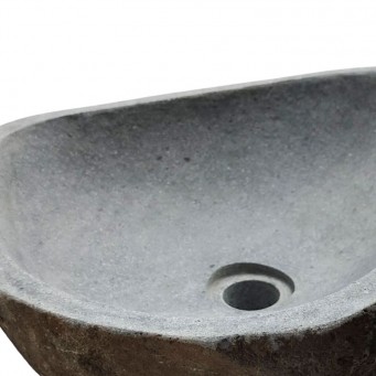 Vasque en pierre de rivière n°231- Taille M