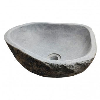 Vasque en pierre de rivière n°232 - Taille M