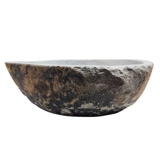Vasque en pierre de rivière n°232 - Taille M