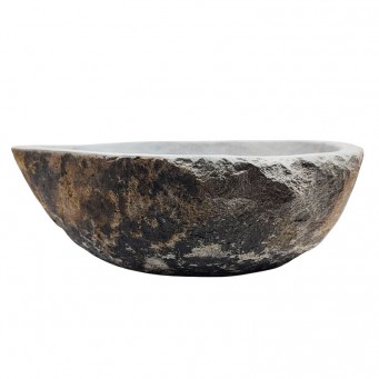 Vasque en pierre de rivière n°232 - Taille M