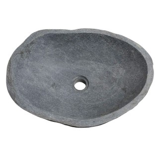 Vasque en pierre de rivière n°233 - Taille M