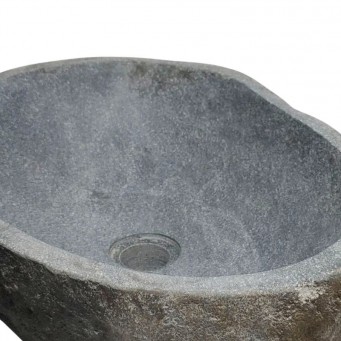 Vasque en pierre de rivière n°233 - Taille M