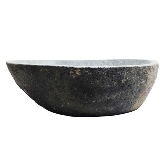 Vasque en pierre de rivière n°233 - Taille M