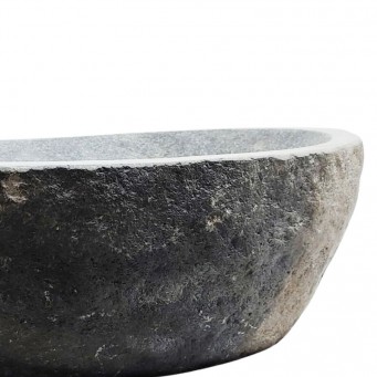 Vasque en pierre de rivière n°233 - Taille M