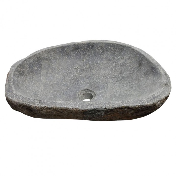 Vasque en pierre de rivière n°234 - Taille M