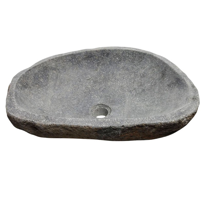 Vasque en pierre de rivière n°234 - Taille M