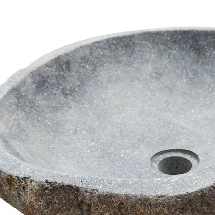 Vasque en pierre de rivière n°234 - Taille M