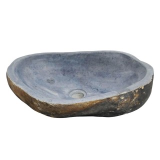 Vasque en pierre de rivière n°236- Taille M