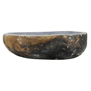 Vasque en pierre de rivière n°236- Taille M