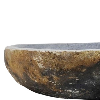 Vasque en pierre de rivière n°236- Taille M