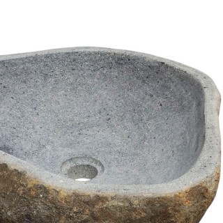 Vasque en pierre de rivière n°235 - Taille M
