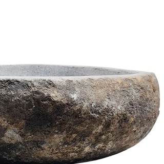 Vasque en pierre de rivière n°235 - Taille M