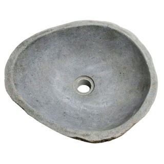 Vasque en pierre de rivière n°327 - Taille M