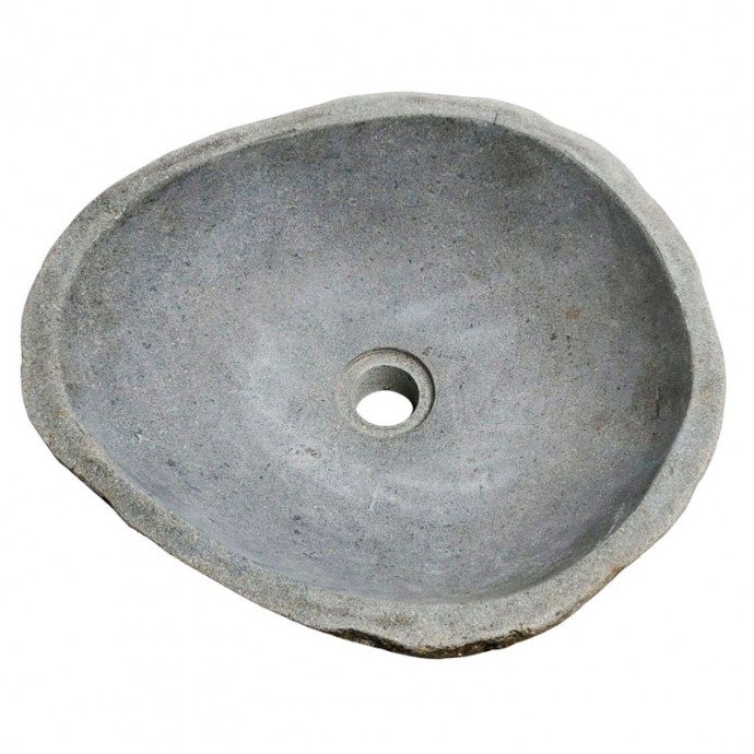 Vasque en pierre de rivière n°327 - Taille M