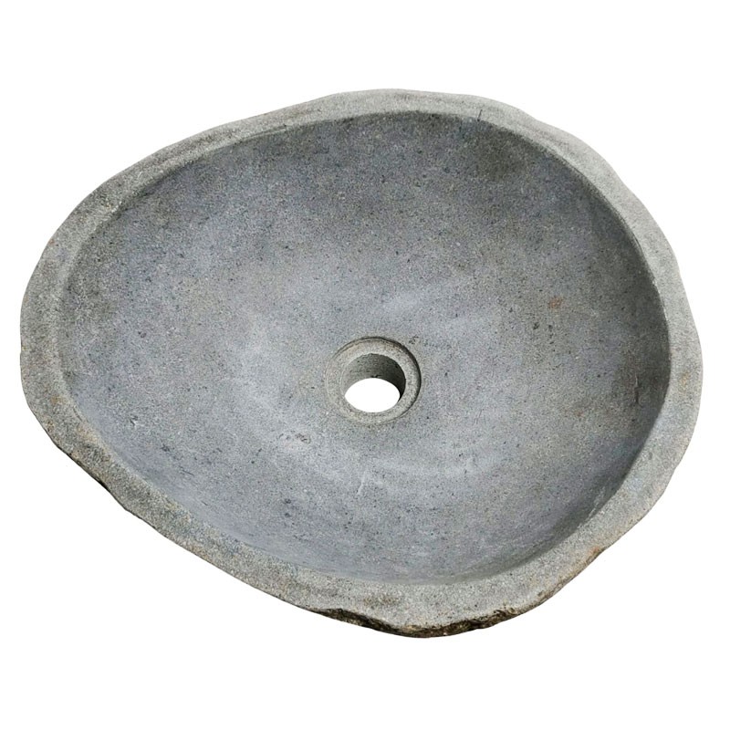 Vasque en pierre de rivière n°327 - Taille M