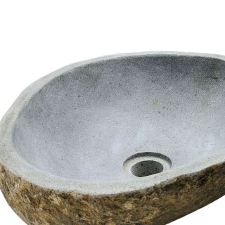 Vasque en pierre de rivière n°327 - Taille M