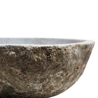 Vasque en pierre de rivière n°327 - Taille M