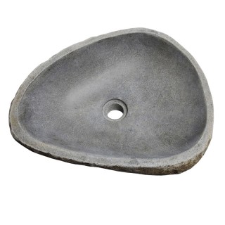 Vasque en pierre de rivière n°238 - Taille M