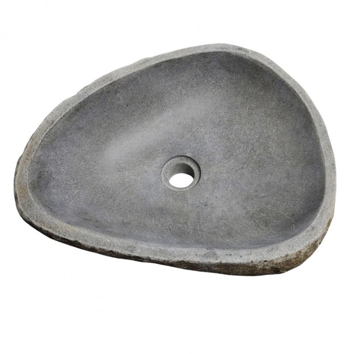 Vasque en pierre de rivière n°238 - Taille M