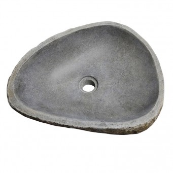 Vasque en pierre de rivière n°238 - Taille M