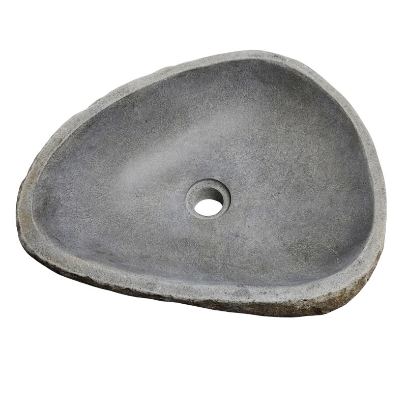 Vasque en pierre de rivière n°238 - Taille M