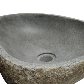 Vasque en pierre de rivière n°238 - Taille M