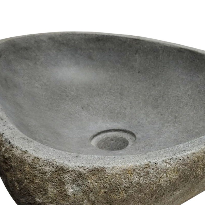 Vasque en pierre de rivière n°238 - Taille M