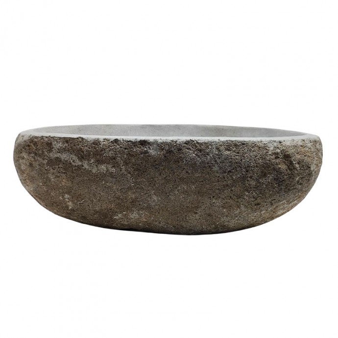 Vasque en pierre de rivière n°238 - Taille M