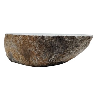 Vasque en pierre de rivière n°239 - Taille M