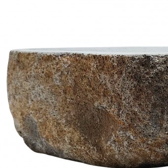 Vasque en pierre de rivière n°239 - Taille M
