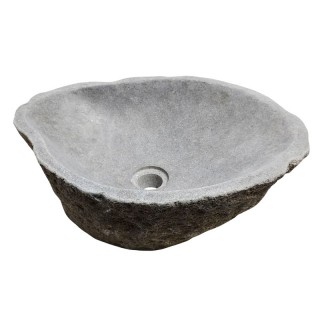 Vasque en pierre de rivière n°240 - Taille M