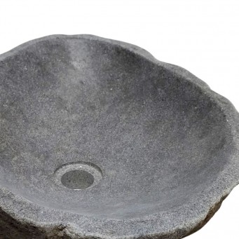 Vasque en pierre de rivière n°240 - Taille M