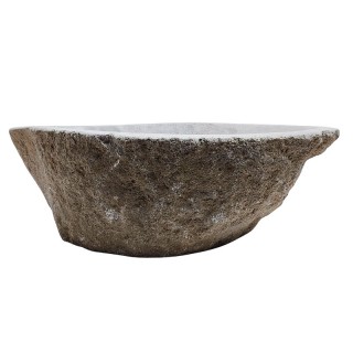Vasque en pierre de rivière n°240 - Taille M
