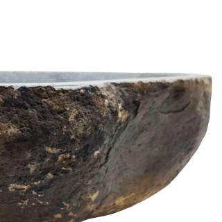 Vasque en pierre de rivière n°241 - Taille M