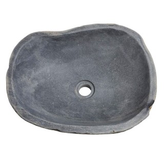 Vasque en pierre de rivière n°242 - Taille M