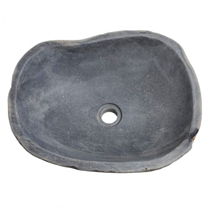 Vasque en pierre de rivière n°242 - Taille M