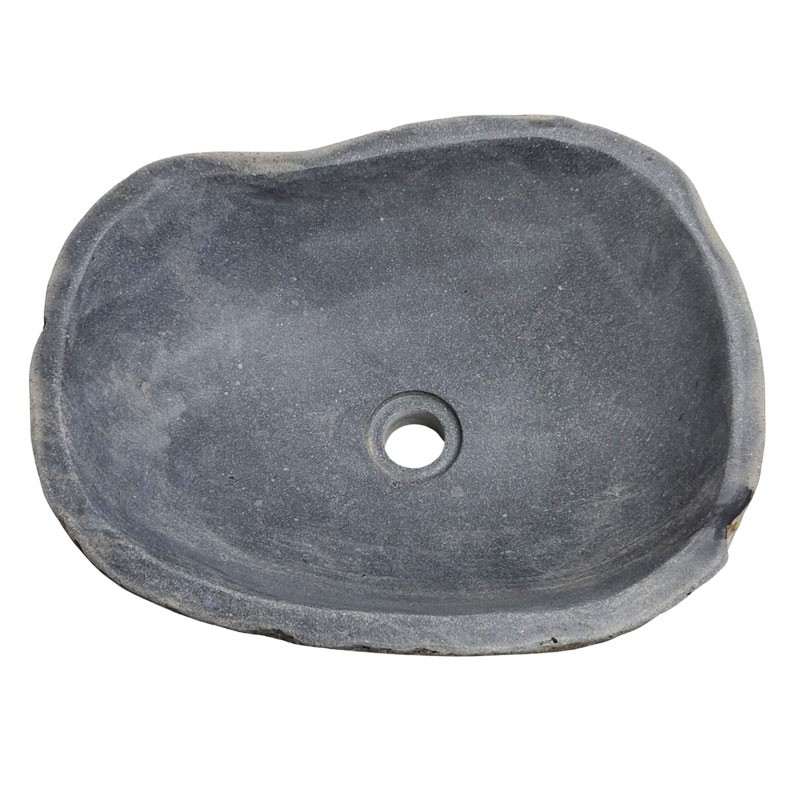 Vasque en pierre de rivière n°242 - Taille M
