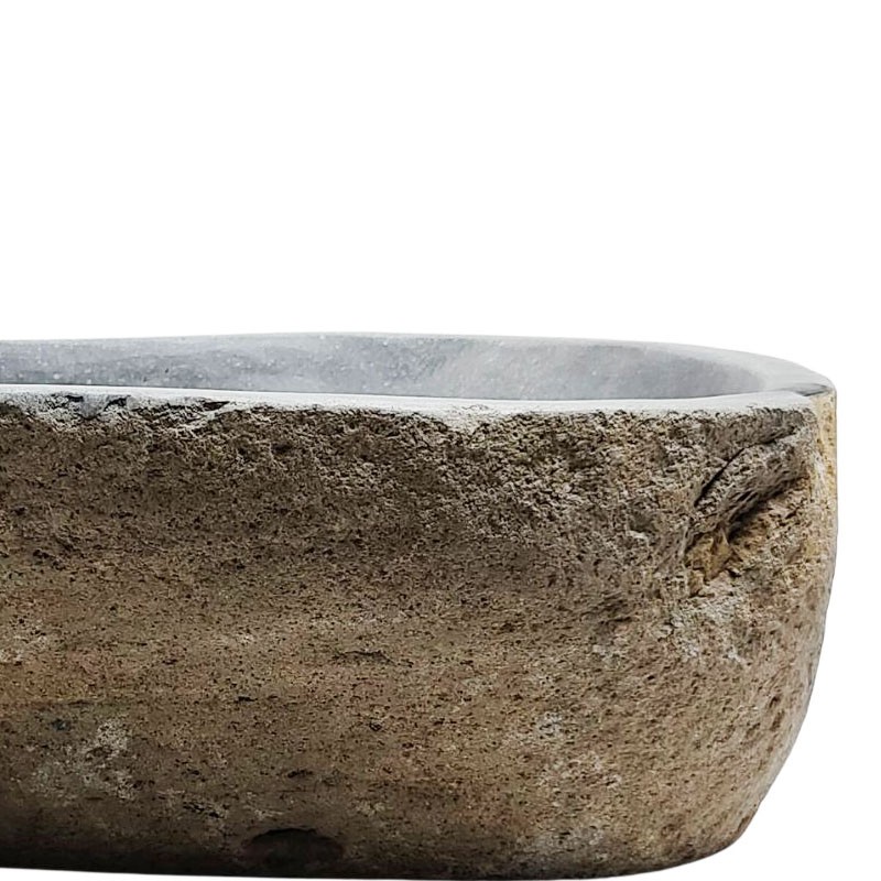 Vasque en pierre de rivière n°242 - Taille M